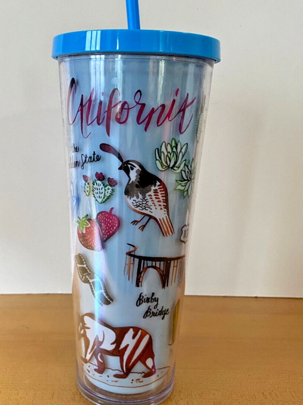 Starbucks California Graphic Tumbler with Straw